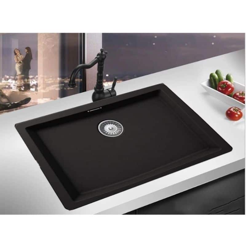 Phía trên Chậu rửa bát Hafele Tiberius HS-GS5545 570.36.430 Chậu rửa bát Hafele Tiberius HS-GS5545 570.36.430