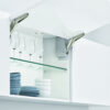 Bộ tay nâng FREE FLAP 3.15 Hafele 493.05.862 nắp xám 2 phu kien tu bep 493 05 862