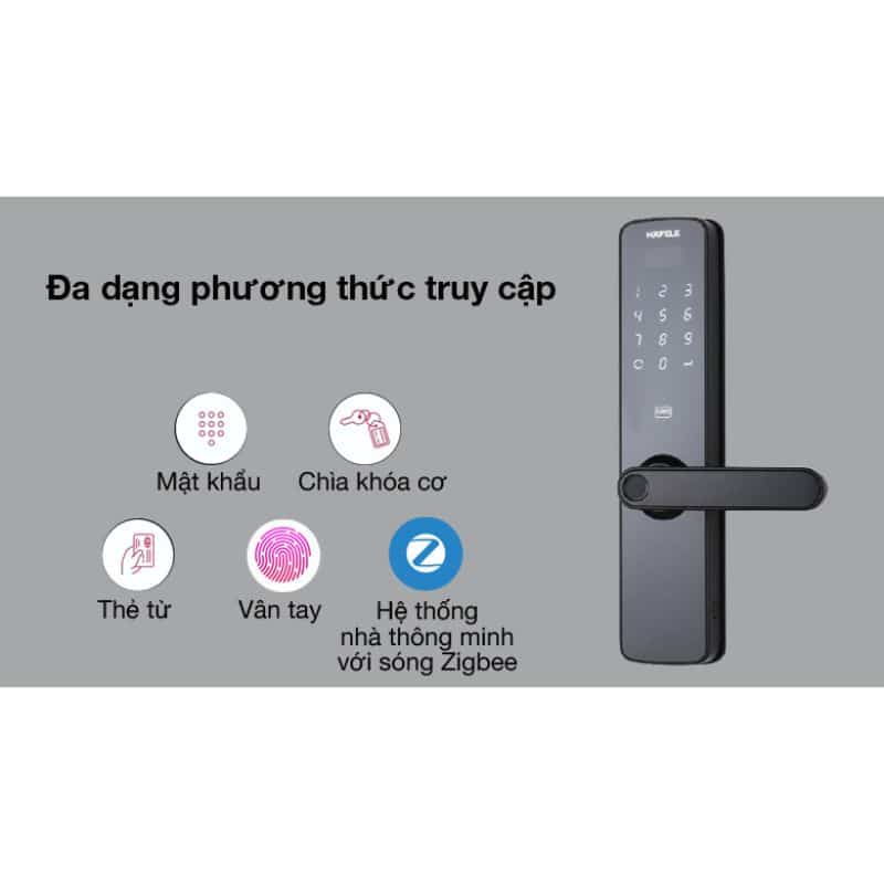Phương thức Khóa điện tử Hafele DL7100 912.05.498 Phương thức Khóa điện tử Hafele DL7100 912.05.498