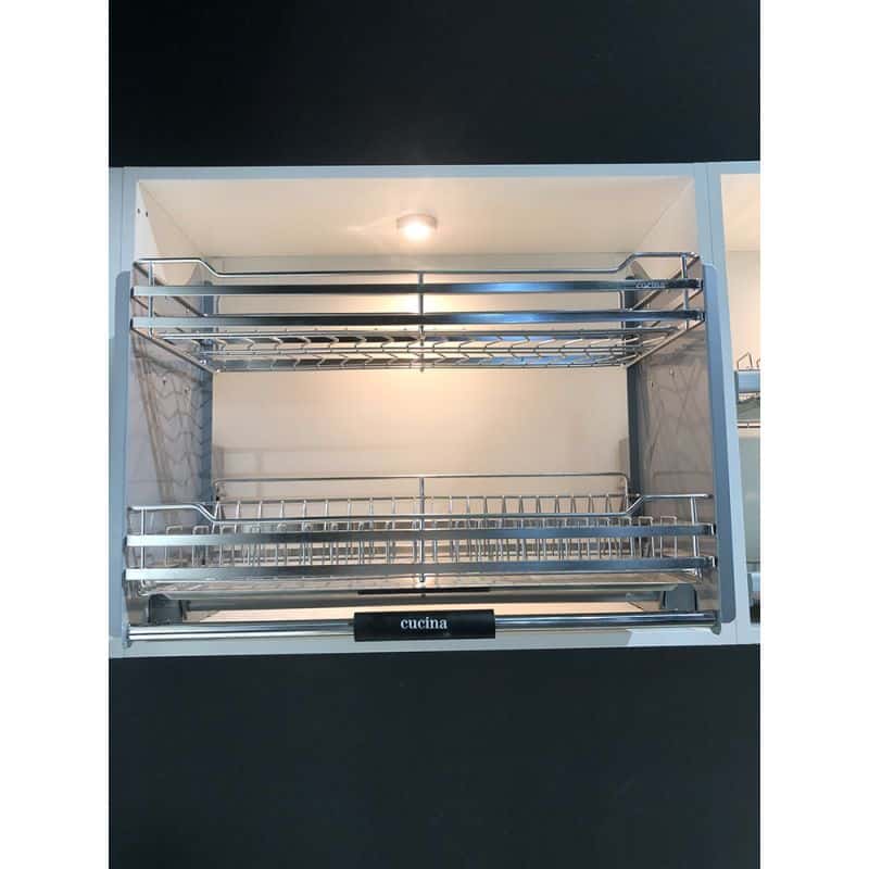 Ảnh rổ chén đĩa di động lướt tròn LENTO Cucina 504.76.004 Inox 304 Ảnh rổ chén đĩa di động lướt tròn LENTO Cucina 504.76.004 Inox 304