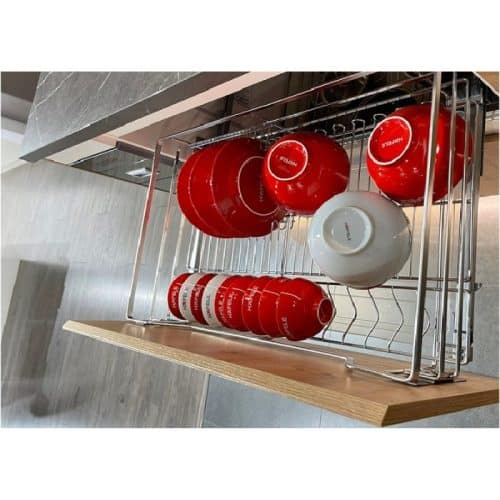 Ảnh thực tế bộ rổ chén đĩa CAPPELLA Cucina 549.08.007 Inox 304