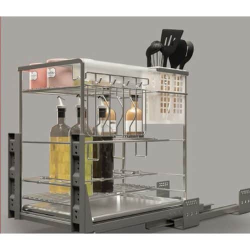 Bộ rổ dao thớt, chai lọ SONATA Cucina 549.20.015 Inox 304 4 Ảnh thực tế bộ rổ dao thớt, chai lọ SONATA Cucina 549.20.015 Inox 304