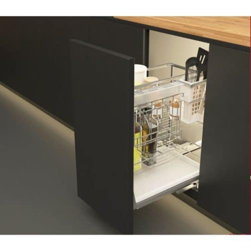 Bộ rổ dao thớt, chai lọ SONATA Cucina 549.20.015 Inox 304 3 Ảnh thực tế bộ rổ dao thớt, chai lọ SONATA Cucina 549.20.015 Inox 304