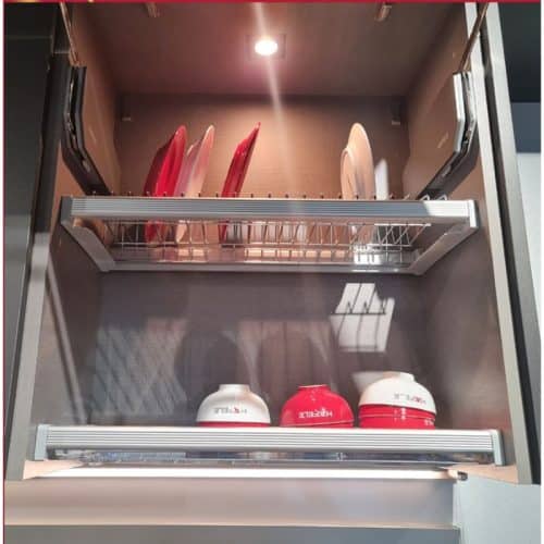 Rổ chén đĩa có khung PRESTO Cucina 544.40.008 Inox 304 3 Ảnh thực tế rổ chén đĩa có khung PRESTO Cucina 544.40.008 Inox 304