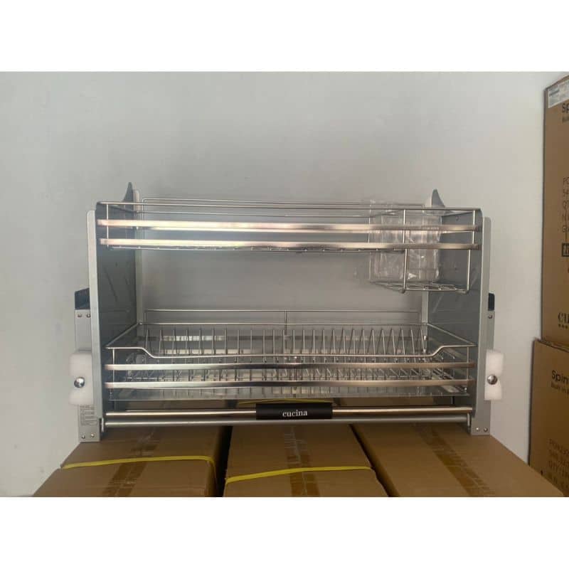Ảnh thực tế rổ chén đĩa di động CUCINA LENTO 504.76.137 800mm Inox 304/ Xám Ảnh thực tế rổ chén đĩa di động CUCINA LENTO 504.76.137 800mm Inox 304/ Xám