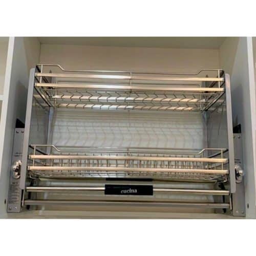 Rổ chén đĩa di động lướt dẹt LENTO Cucina Hafele 504.76.215 mạ chrome 3 Ảnh thực tế rổ chén đĩa di động lướt dẹt LENTO Cucina Hafele 504.76.215 mạ chrome