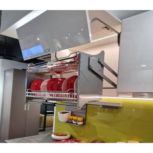 Rổ chén đĩa di động lướt tròn LENTO Cucina 504.76.208 mạ chrome 5 Mặt bên rổ chén đĩa di động lướt tròn LENTO Cucina 504.76.208 mạ chrome