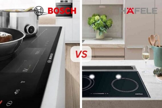 So sánh bếp từ Bosch và bếp từ Hafele