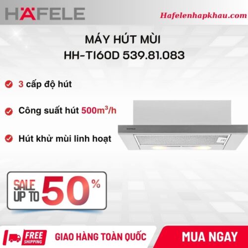 Máy hút mùi âm tủ Hafele HH-TI60D 539.81.083