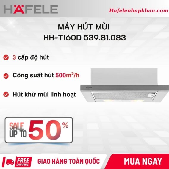 Máy hút mùi âm tủ Hafele HH-TI60D 539.81.083