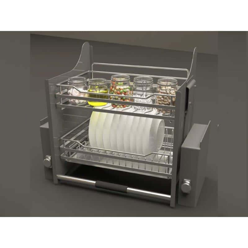 Ảnh thực tế bộ rổ bát đĩa Hafele Lento 504.76.010 700mm Ảnh thực tế bộ rổ bát đĩa Hafele Lento 504.76.010 700mm