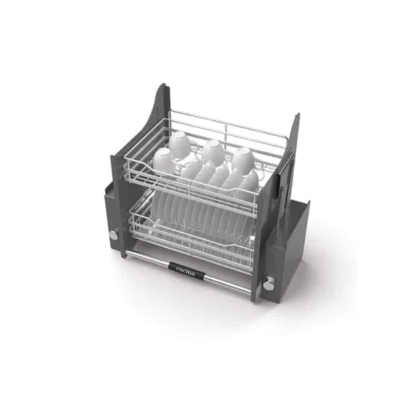 Bộ rổ bát đĩa Hafele Lento 504.76.013 900mm Bộ rổ bát đĩa Hafele Lento 504.76.013 900mm