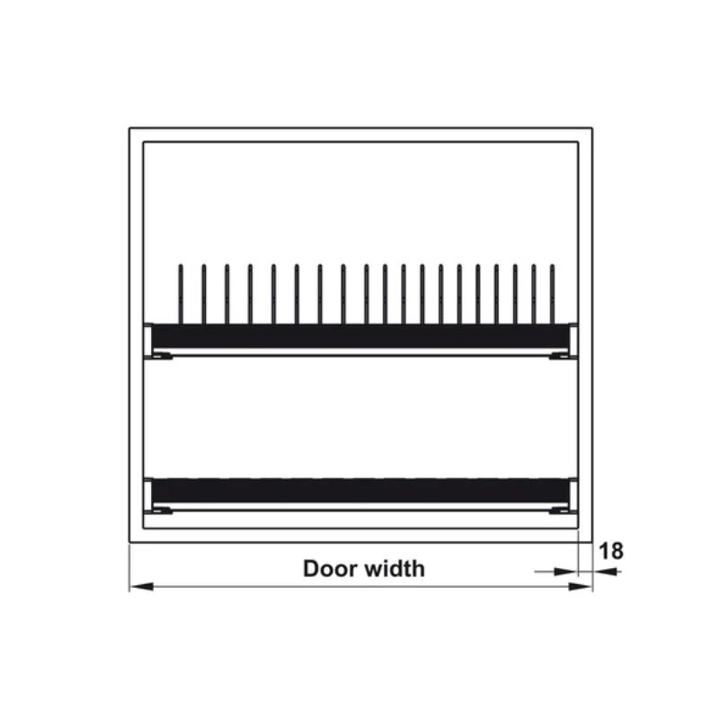 Bộ rổ bát đĩa Hafele Presto 544.40.003 600mm Bộ rổ bát đĩa Hafele Presto 544.40.003 600mm