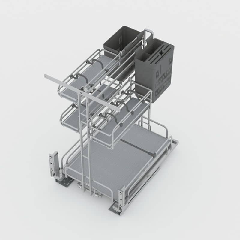 Bộ rổ gia vị dao thớt Hafele Omero 595.00.804 350mm Bộ rổ gia vị dao thớt Hafele Omero 595.00.804 350mm