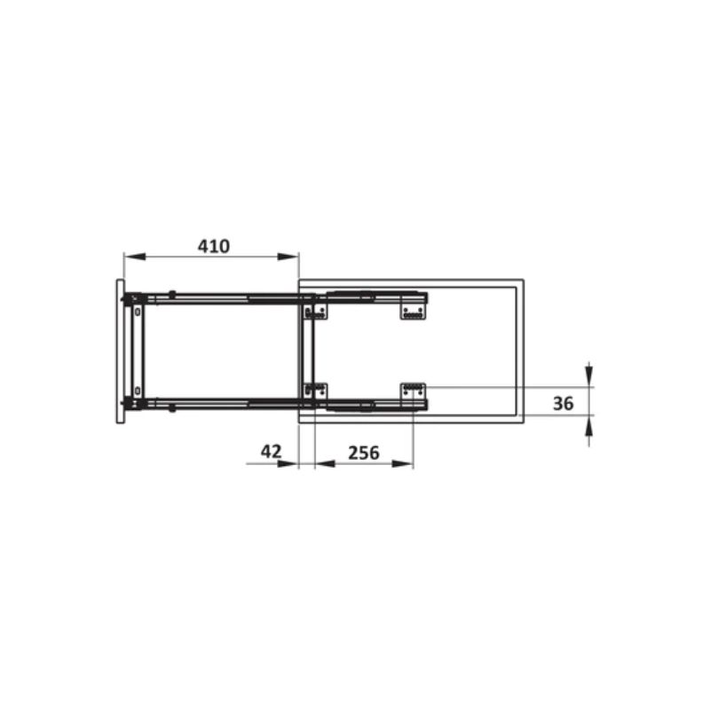 Bộ rổ gia vị, dao thớt Hafele Sonata 549.20.020 400mm Bộ rổ gia vị, dao thớt Hafele Sonata 549.20.020 400mm