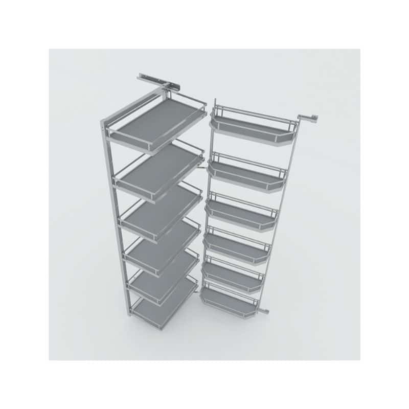 Bộ rổ Hafele Kara Swing 548.65.842 6 tầng 450mm Bộ rổ Hafele Kara Swing 548.65.842 6 tầng 450mm