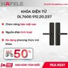 Khóa điện tử Hafele DL7600 đen không pin 912.20.237