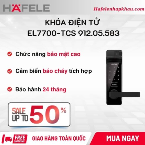 Khóa điện tử Hafele EL7700-TCS 912.05.583