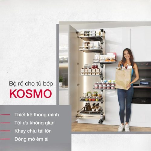 Ảnh Tủ đồ khô Hafele Kosmo Kara Vario 595.82.815
