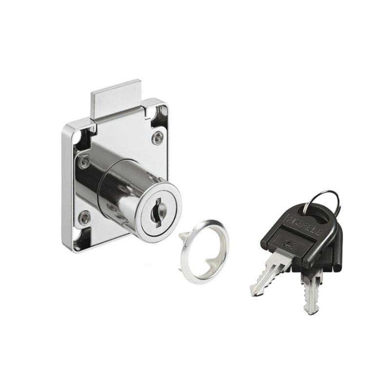 Khóa vuông Econo cửa dày 22mm Hafele 232.01.220 Khóa vuông Econo cửa dày 22mm Hafele 232.01.220
