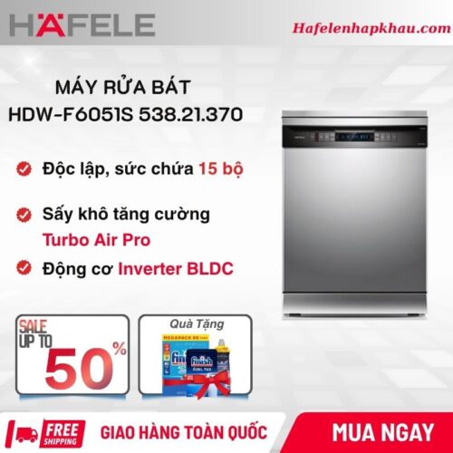 Máy rửa bát độc lập Hafele HDW-F6051S 538.21.370