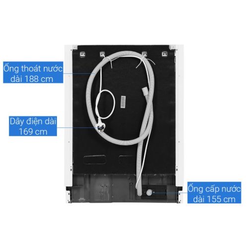 Máy rửa chén bán âm Hafele HDW-HI60B 533.23.210 7 Ống nước máy rửa chén bán âm Hafele HDW-HI60B 533.23.210