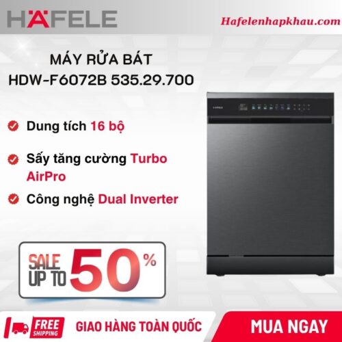 Máy rửa chén Hafele HDW-F6072B 535.29.700