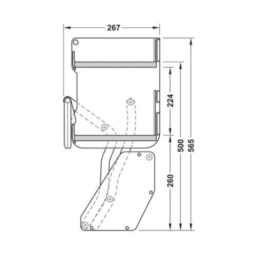Kệ nâng hạ gia vị Hafele iMove 800mm - 2 tầng 504.68.377 4 size ke nang ha gia vi hafele imove 800mm 2 tang 504 68 377