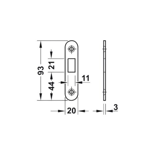 chi tiet than khoa inox hafele 911 26 330 55 20mm