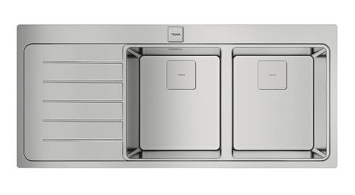 Chậu rửa inox TEKA ZENIT RS15 2B 1D 115160004