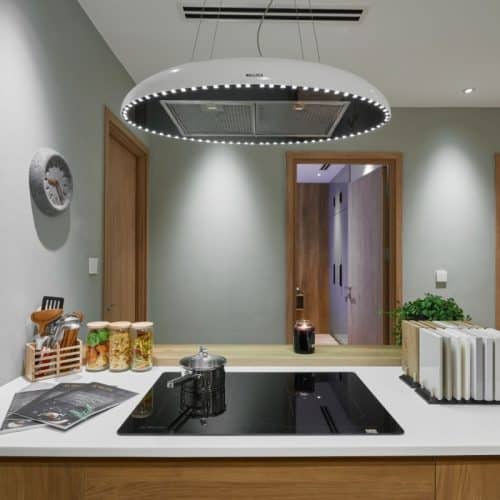 Ảnh thực tế máy hút khói khử mùi MALLOCA ECLIPSE - K600
