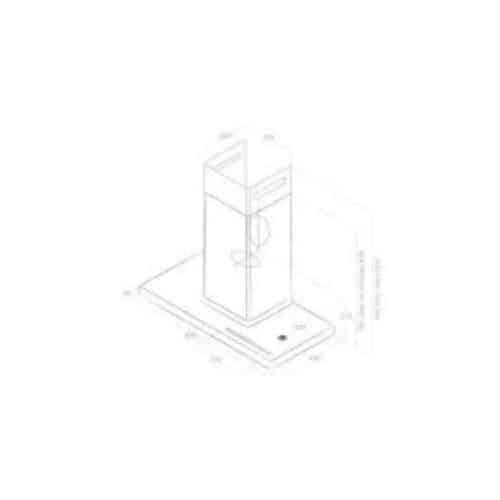 Máy hút mùi Elica BIO WH/A/90 ROVERE 4 Kích thước của Máy hút mùi Elica BIO WH/A/90 ROVERE