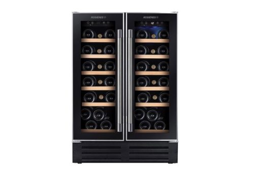 "Tủ rượu âm tủ 2 zone NĐ, 2 cánh Rosieres RWCB 60 D"
