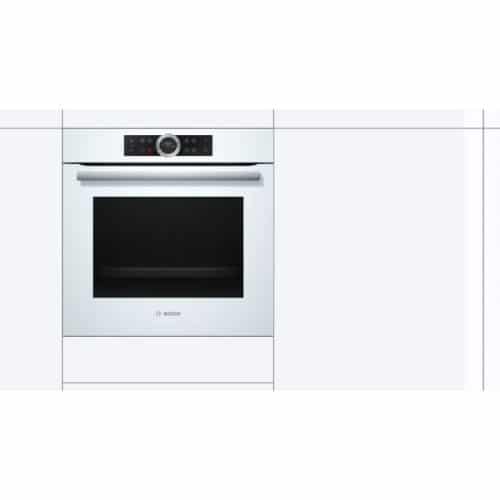 Lò nướng Bosch HBG675BW1 3 Thiết kế lò nướng Bosch HBG675BW1