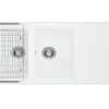 chau rua bat konox granite sink phoenix 1160 white silver 1