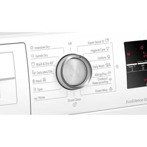 Chương trình máy giặt kết hợp sấy quần áo Bosch WNA14400SG