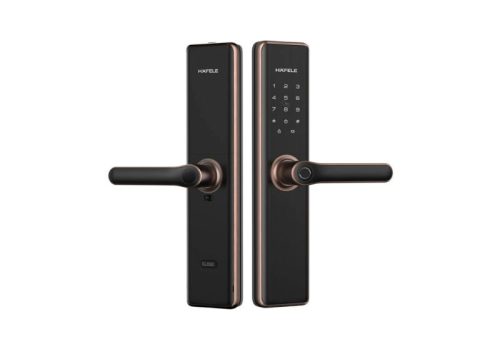 Khóa điện tử Hafele DL7600 BLE glossy copper with Z-wave 912.20.233