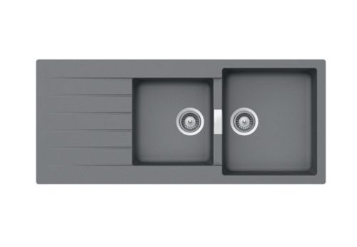 Chậu rửa đá Hafele HS19 - GED2S80 570.35.570 màu xám