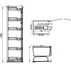 Kích thước Tủ đồ khô Hafele Kosmo Kara Swing 548.65.842