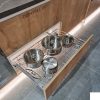 Bộ rổ xoong nồi Cappella 700mm Hafele 549.08.031 2 Bộ Rổ Xoong Nồi Cappella 700mm Hafele 549.08.031