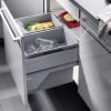 Thùng rác gắn cánh Hafele 502.73.901 2x30L cho tủ 450mm