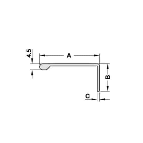 Tay nắm dạng thanh nhôm 3000mm Hafele 126.27.907 3 Tay Nắm Dạng Thanh Nhôm 3000mm Hafele 126.27.907