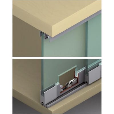Ray đôi dẫn hướng trên 2500mm Hafele 415.10.802
