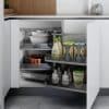 Kệ góc liên hoàn vách kính Inoxen KGA-90L-R