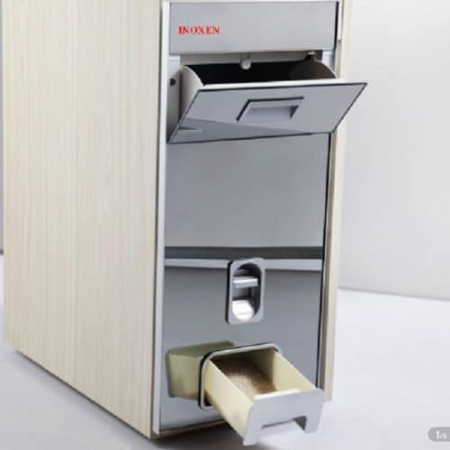 Thùng gạo gương bóng điện tử Inoxen RBK-300EM