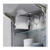 Bộ tay nâng Free Flap 1.7E Hafele 372.29.700 nắp trắng
