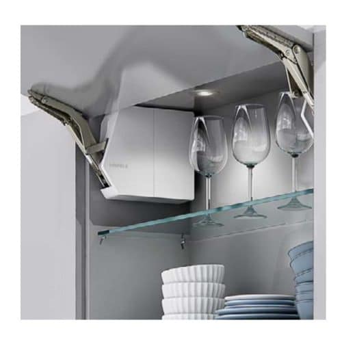 Bộ tay nâng Free Flap 1.7E Hafele 372.29.700 nắp trắng
