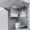 Bộ tay nâng Free Flap 3.15 E Hafele 372.29.703 nắp xám