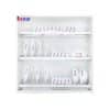 Giá bát cố định 3 tầng cao cấp, Inox mờ Kit Plus DK12B VIP.80
