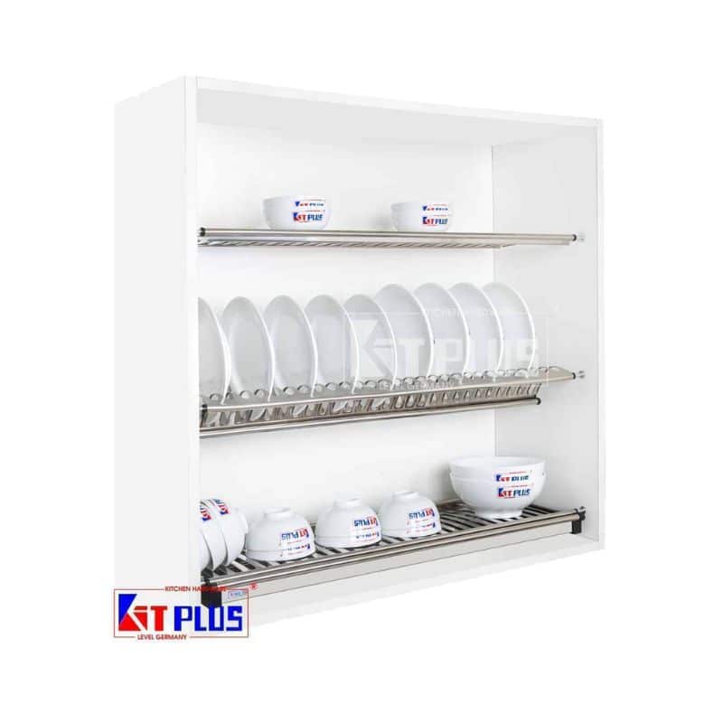 Giá bát cố định 3 tầng chữ V Kit Plus DK12A.70 Giá bát cố định 3 tầng chữ V Kit Plus DK12A.70